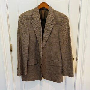 Polo Ralph Lauren University Club Houndstooth Blazer Vintage 80s Men's 41
